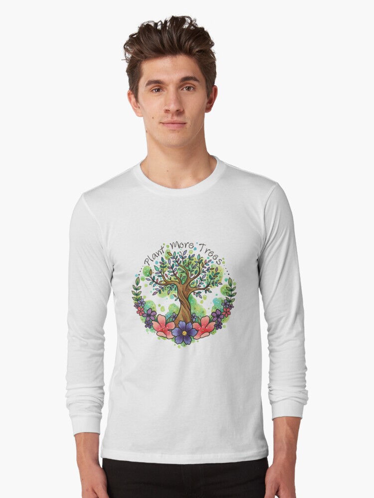 Green Trees and Flowers Eco Design by lornalaine